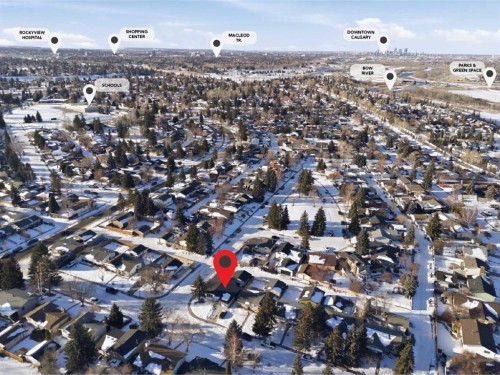 428 Queen Anne Way Se, Calgary, AB - Outdoor With View