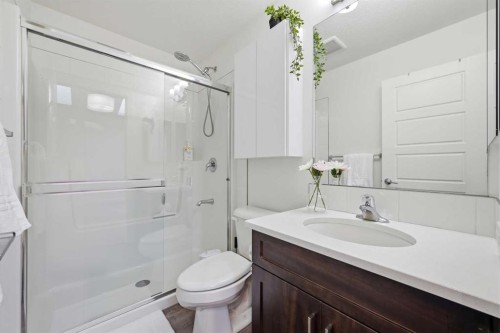 15 Corner Meadows Common Ne, Calgary, AB - Indoor Photo Showing Bathroom