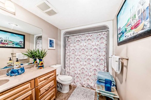 33 Boulder Creek Manor Se, Langdon, AB - Indoor Photo Showing Bathroom