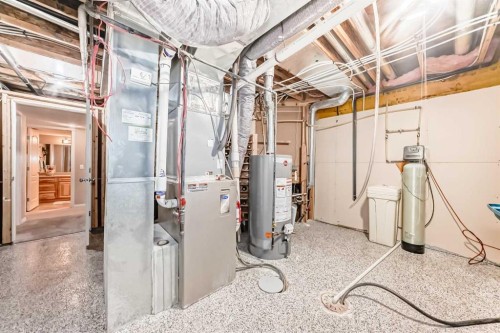 33 Boulder Creek Manor Se, Langdon, AB - Indoor Photo Showing Basement