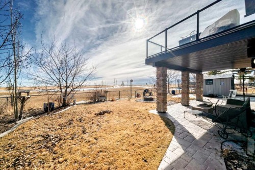 33 Boulder Creek Manor Se, Langdon, AB - Outdoor With Deck Patio Veranda