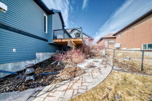 33 Boulder Creek Manor Se, Langdon, AB - Outdoor With Deck Patio Veranda With Exterior