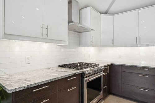 16 Meadowlark Crescent Sw, Calgary, AB - Indoor Photo Showing Kitchen With Upgraded Kitchen