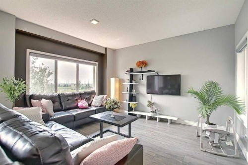45 Redstone Drive Ne, Calgary, AB - Indoor Photo Showing Living Room