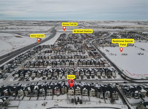 45 Redstone Drive Ne, Calgary, AB - Outdoor With View