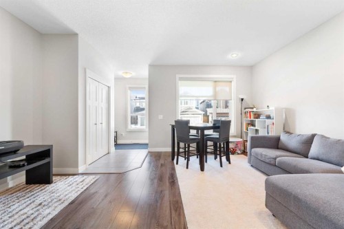 24 Seton Grove Se, Calgary, AB - Indoor Photo Showing Living Room