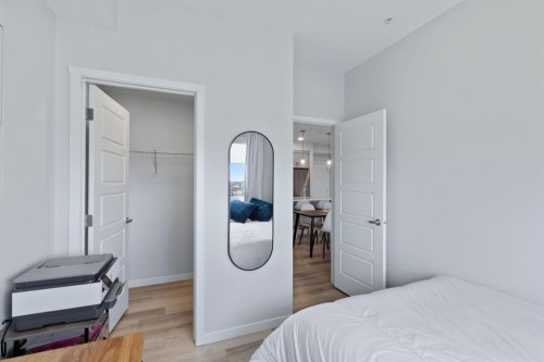 1411-220 Seton Grove Se, Calgary, AB - Indoor Photo Showing Bedroom