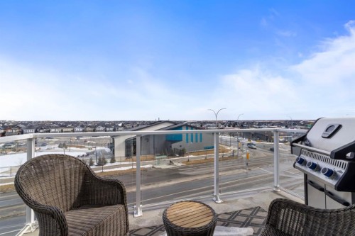 1411-220 Seton Grove Se, Calgary, AB - Outdoor With Deck Patio Veranda