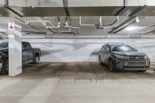 1411-220 Seton Grove Se, Calgary, AB - Indoor Photo Showing Garage