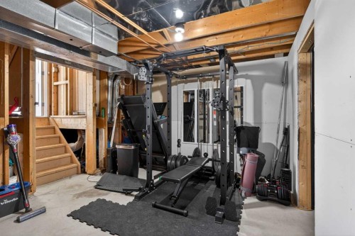 8005 Ranchview Drive Nw, Calgary, AB - Indoor Photo Showing Basement