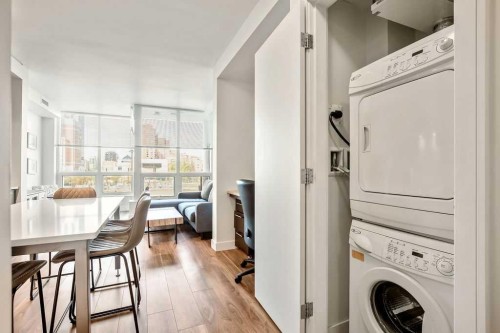 451-222 Riverfront Avenue Sw, Calgary, AB - Indoor Photo Showing Laundry Room