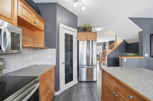 74 Cranberry Close Se, Calgary, AB - Indoor Photo Showing Kitchen With Stainless Steel Kitchen