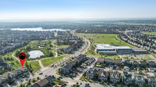 415 Auburn Bay Avenue Se, Calgary, AB - Outdoor With Body Of Water With View