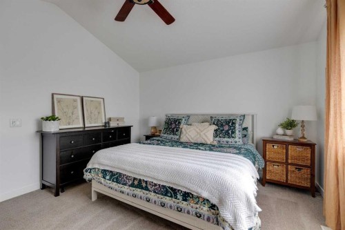 112 Fireside Drive, Cochrane, AB - Indoor Photo Showing Bedroom