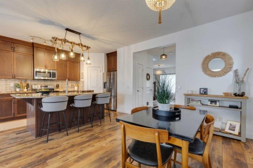 112 Fireside Drive, Cochrane, AB - Indoor Photo Showing Dining Room