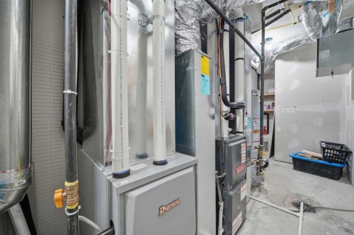 324 Copperhead Way Se, Calgary, AB - Indoor Photo Showing Basement