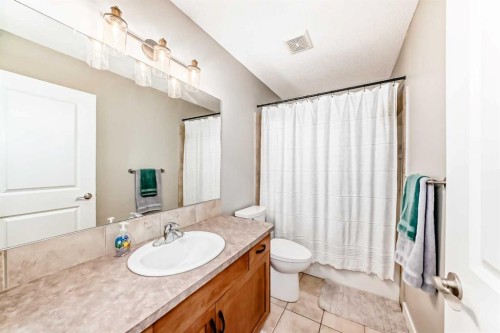 449 Sunset Link, Crossfield, AB - Indoor Photo Showing Bathroom