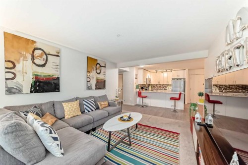 3302-181 Skyview Ranch Manor Ne, Calgary, AB - Indoor Photo Showing Living Room