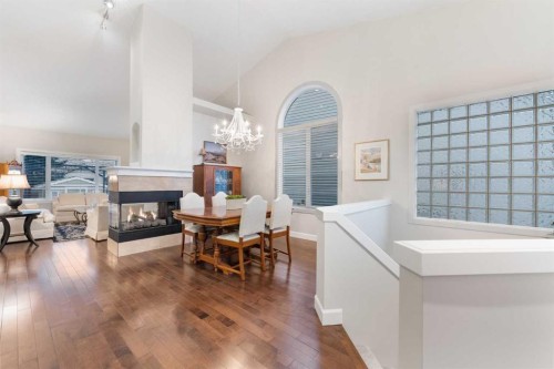 71 Chaparral Close Se, Calgary, AB - Indoor With Fireplace