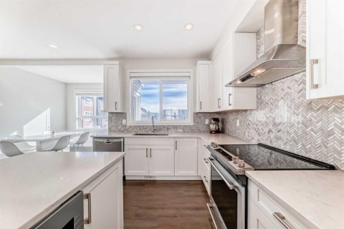 108 Walgrove Cove Se, Calgary, AB - Indoor Photo Showing Kitchen With Upgraded Kitchen