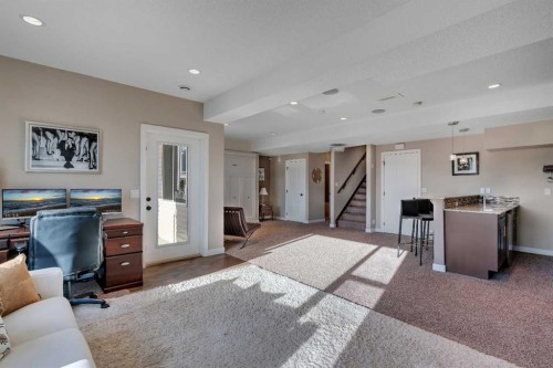 287 Sunset View, Cochrane, AB - Indoor Photo Showing Office