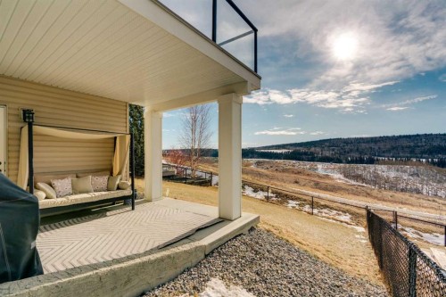 287 Sunset View, Cochrane, AB - Outdoor With Deck Patio Veranda With View