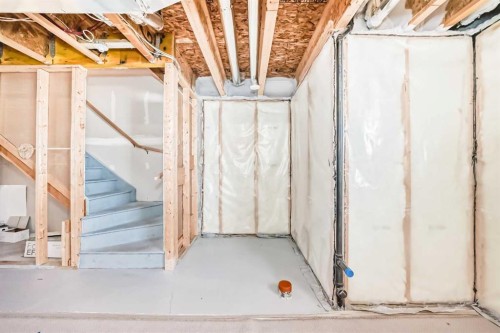 80 Magnolia Way Se, Calgary, AB - Indoor Photo Showing Basement
