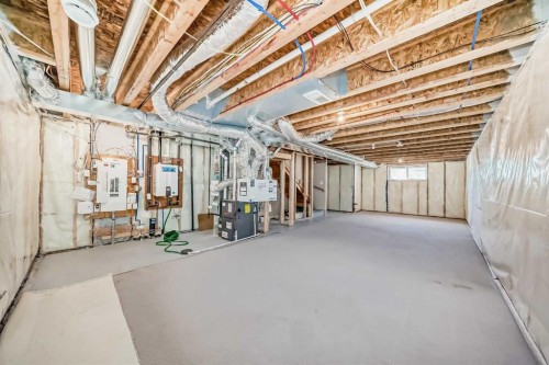 80 Magnolia Way Se, Calgary, AB - Indoor Photo Showing Basement