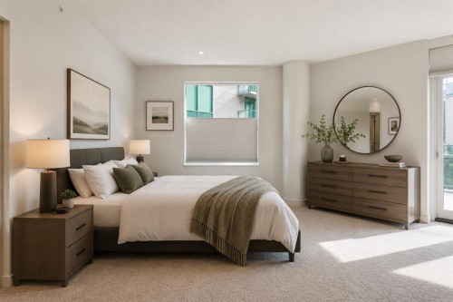 901-837 2 Avenue Sw, Calgary, AB - Indoor Photo Showing Bedroom
