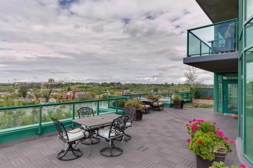 901-837 2 Avenue Sw, Calgary, AB - Outdoor With Balcony With Exterior