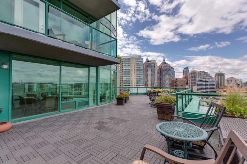901-837 2 Avenue Sw, Calgary, AB - Outdoor With Balcony