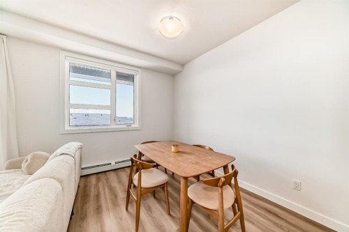 2307-55 Lucas Way Nw, Calgary, AB - Indoor Photo Showing Dining Room