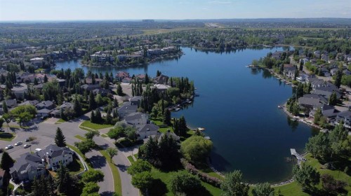 851 Mckenzie Drive Se, Calgary, AB - Outdoor With Body Of Water With View