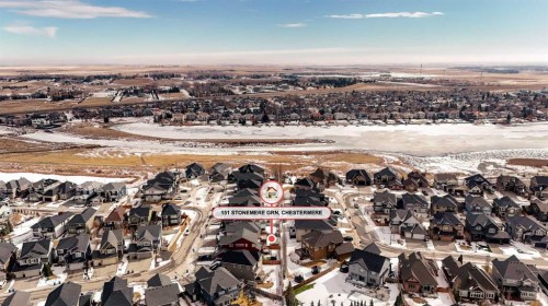 151 Stonemere Green, Chestermere, AB - Outdoor With View