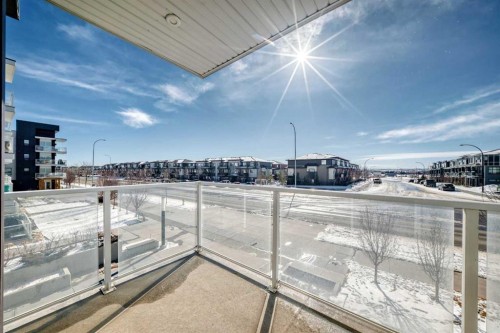 209-4250 Seton Drive Se, Calgary, AB - Outdoor With Balcony With View