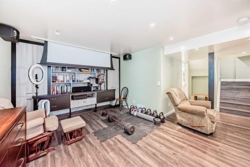 3767 Springbank Drive Sw, Calgary, AB - Indoor Photo Showing Gym Room