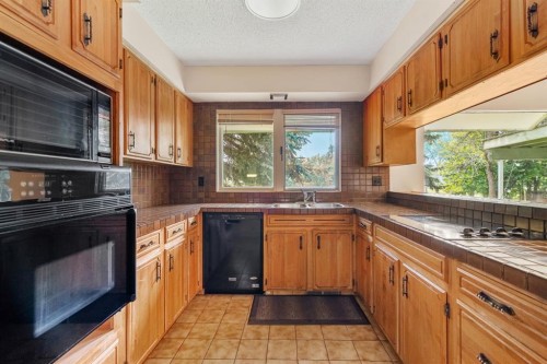 427 Willow Grove Crescent Se, Calgary, AB - Indoor Photo Showing Kitchen With Double Sink