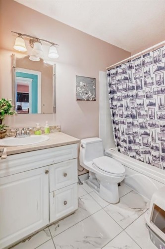17007 Sunvale Road Se, Calgary, AB - Indoor Photo Showing Bathroom