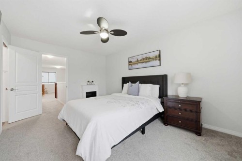 189 Elgin Meadows Park Se, Calgary, AB - Indoor Photo Showing Bedroom
