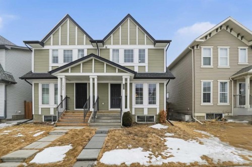 189 Elgin Meadows Park Se, Calgary, AB - Outdoor With Facade