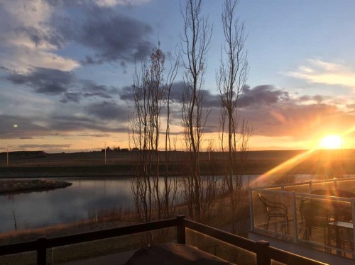 212 Springmere Road, Chestermere, AB - Outdoor With Body Of Water With View