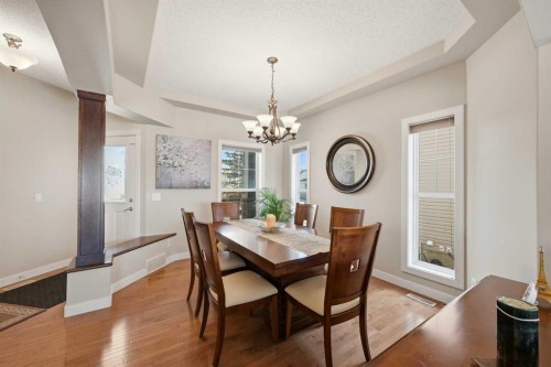 212 Springmere Road, Chestermere, AB - Indoor Photo Showing Dining Room