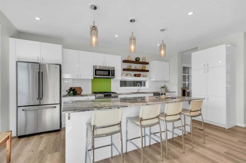 2729 Cochrane Road Nw, Calgary, AB - Indoor Photo Showing Kitchen With Stainless Steel Kitchen With Upgraded Kitchen