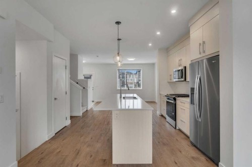 103 Cornerstone Path Ne, Calgary, AB - Indoor Photo Showing Kitchen With Upgraded Kitchen