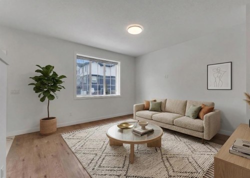 103 Cornerstone Path Ne, Calgary, AB - Indoor Photo Showing Living Room
