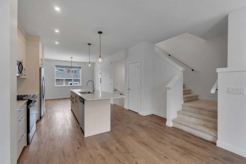 103 Cornerstone Path Ne, Calgary, AB - Indoor Photo Showing Kitchen With Upgraded Kitchen