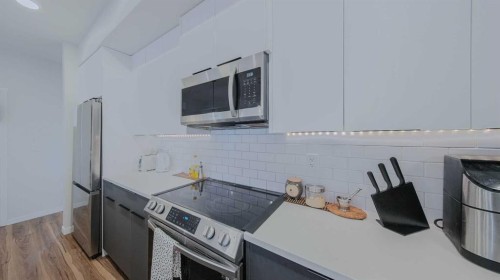 2209-33 Carringham Gate Nw, Calgary, AB - Indoor Photo Showing Kitchen
