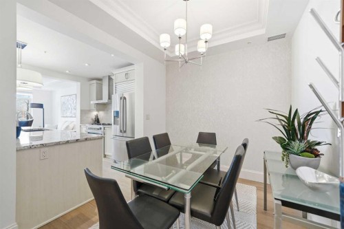 101-121 Quarry Way Se, Calgary, AB - Indoor Photo Showing Dining Room