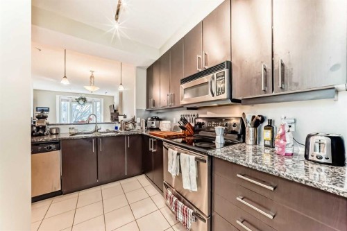 204-830 Centre Avenue Ne, Calgary, AB - Indoor Photo Showing Kitchen With Upgraded Kitchen