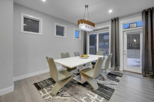 168 Evansfield Close Nw, Calgary, AB - Indoor Photo Showing Dining Room